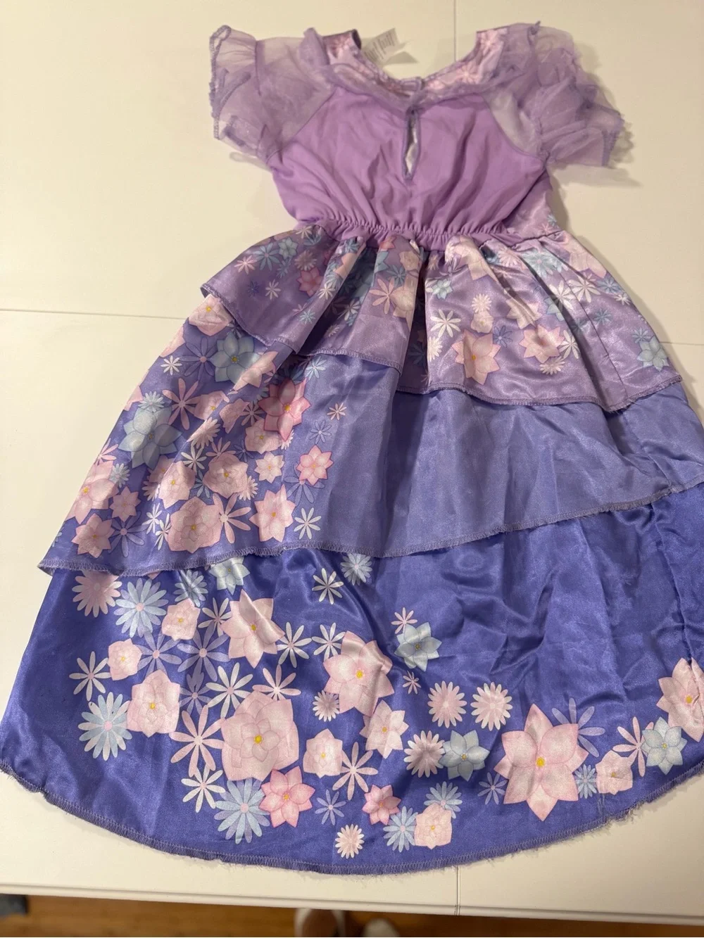 Disney Encanto Isabela Madrigal Costume Dress Girls 4-6X